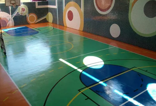 Construção de Quadra de Basquete